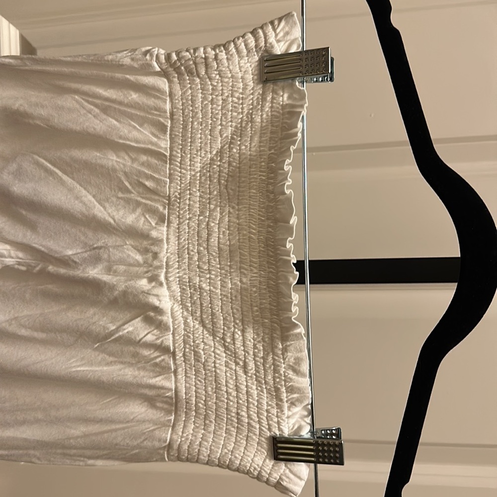 LAmade Bobi Smocked Waist Wide Leg Pant in White - Picture 12 of 16
